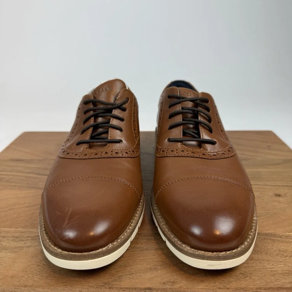 New Mens Cole Haan FlexGrand Plus Cap Toe Oxfords Sneakers Dress Shoes Sz 8 M‎